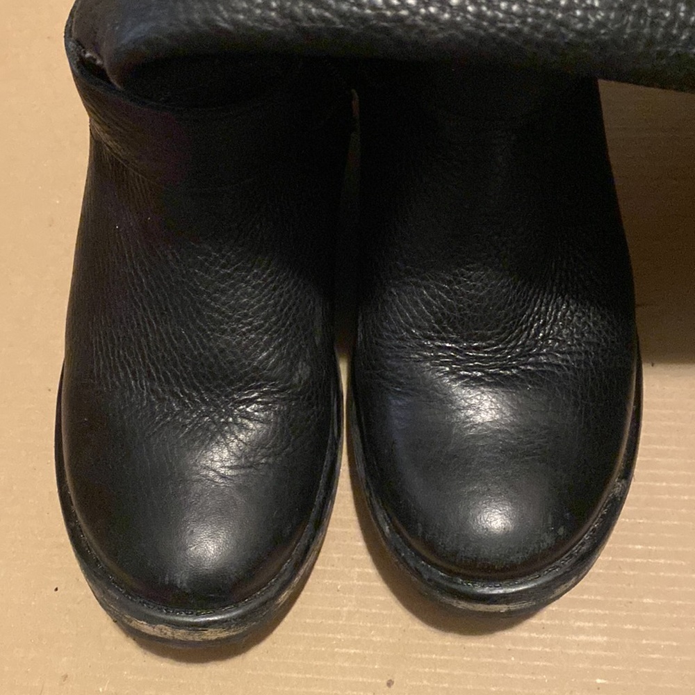 Steve Madden Black Leather Fairmont Boot Size 7.5. Great Condition. See pics. - Picture 7 of 15